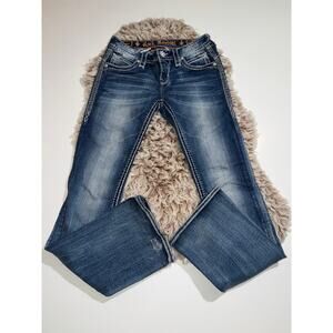 Rock revival women’s boot cut blue jeans